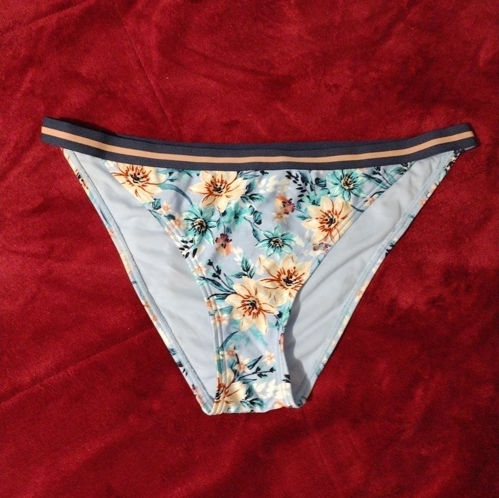 XHILARATION Floral‎ Cheeky Bikini Bottom